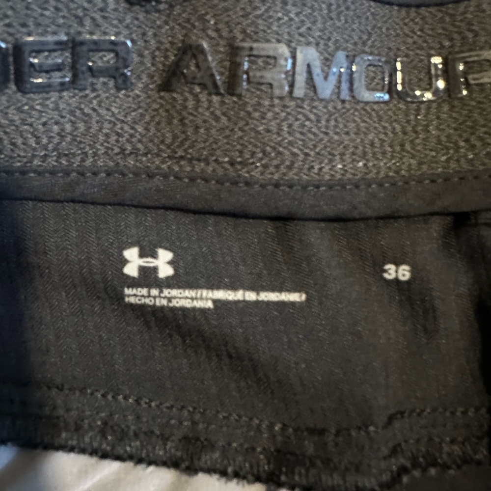 Under Armour Men's Black Shorts Size 36 - Picture 13 of 15